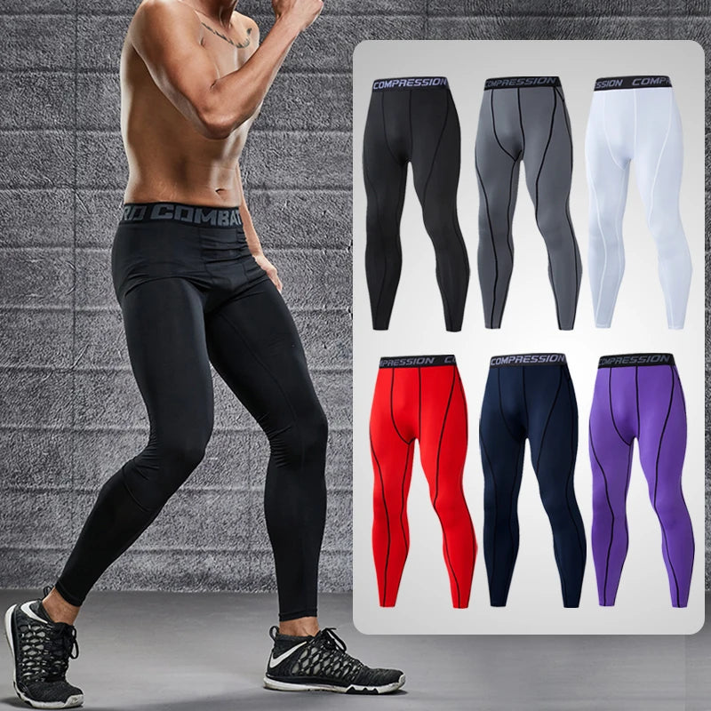 Calça Compressão Masculina Legging Treino Corrida Luta